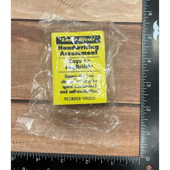 NEW Zaner-Bloser Handwriting Assessment Stamp For Legibility Evaluation 490031 - Picture 6 of 6